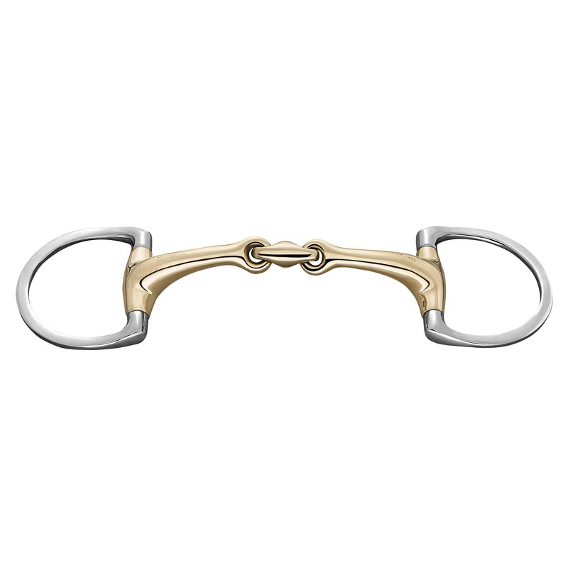 Herm Sprenger Dynamic Rs Eggbutt Bit With D-Shaped Rings 14 mm Double Jointed – Sensogan
