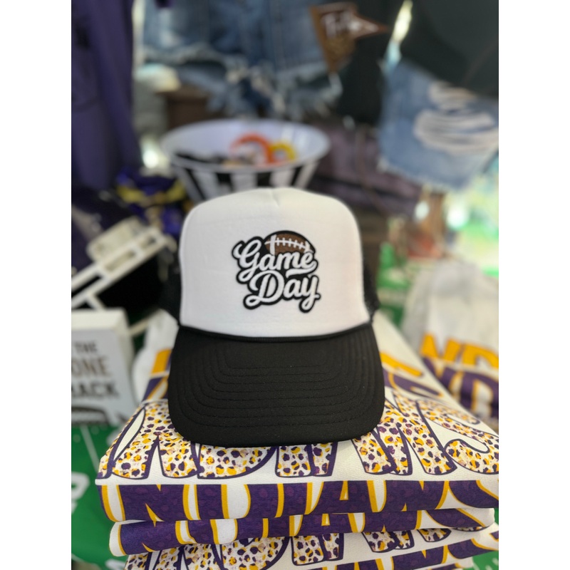 “Game Day” Patch Trucker Cap