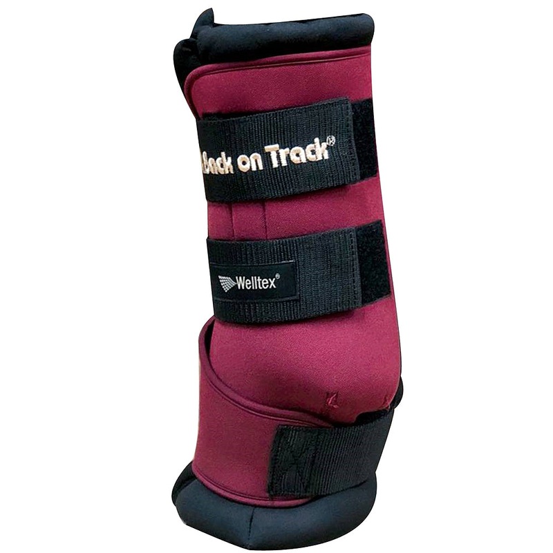 14″ Back On Track Relaxed Muscles Tendons Joints Ligaments Horse Wraps Burgundy