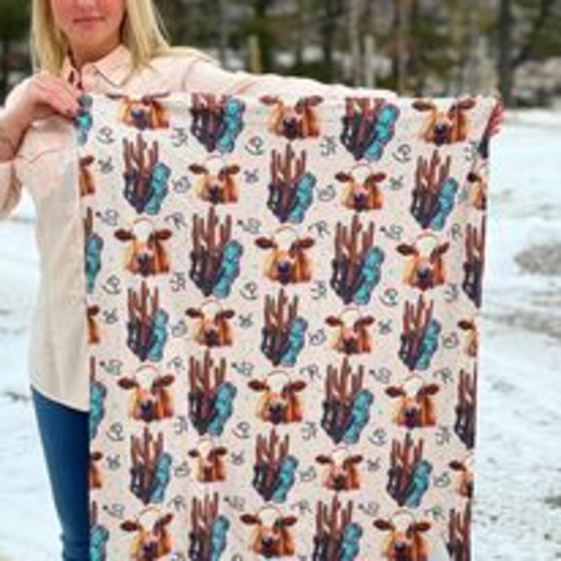 Western Cuddle Blanket