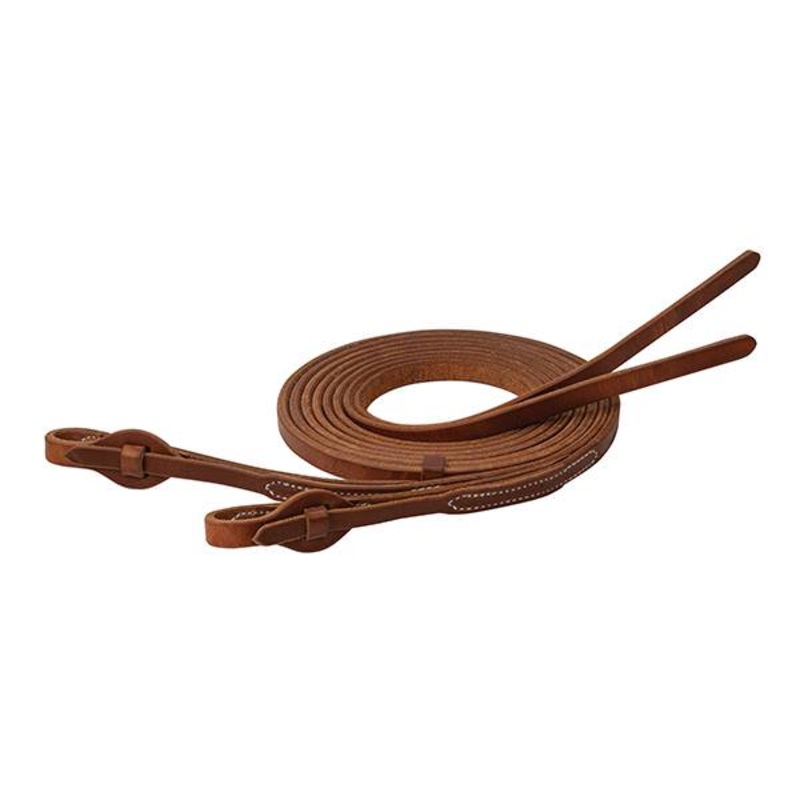 5/8 x 8 ft ProTack Herman Oak Split Reins w/ Quick Change