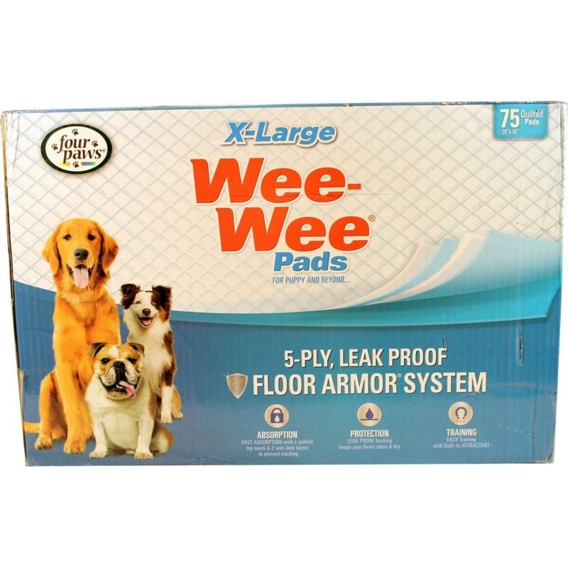 Wee Wee Pads – 75 Pack