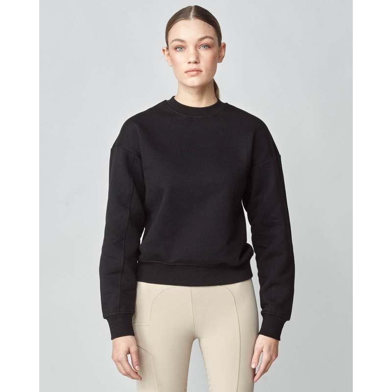 Yagya Embroidered Sweatshirt Black