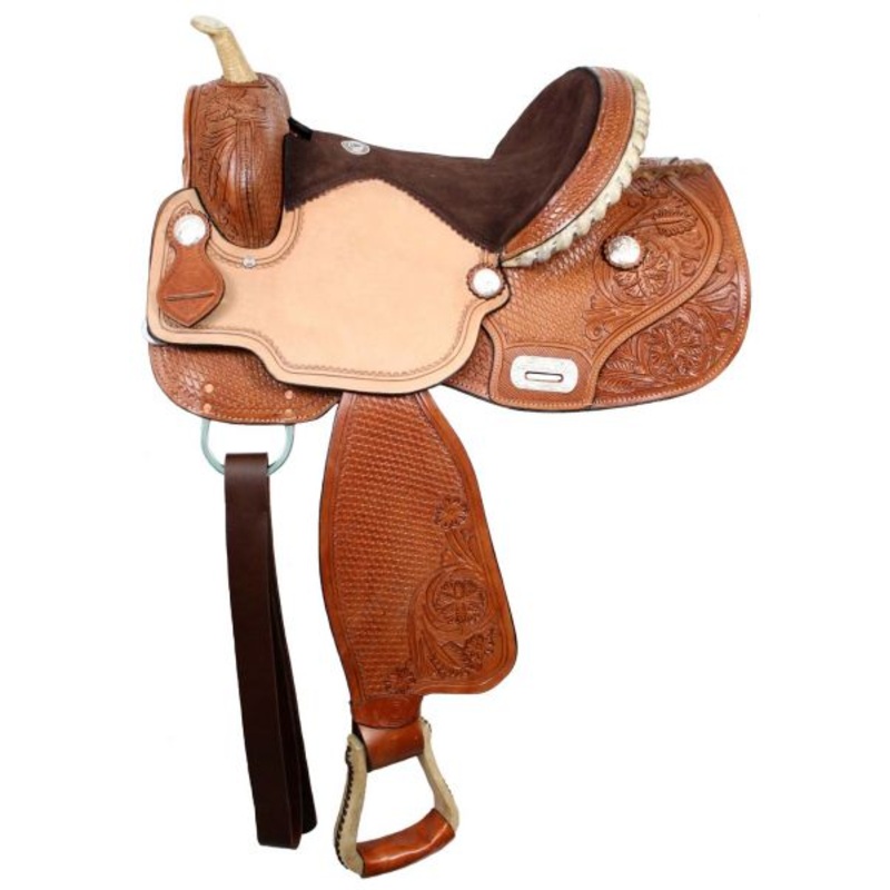 15″, 16″ Flex Tree Double TBarrelSaddle #327