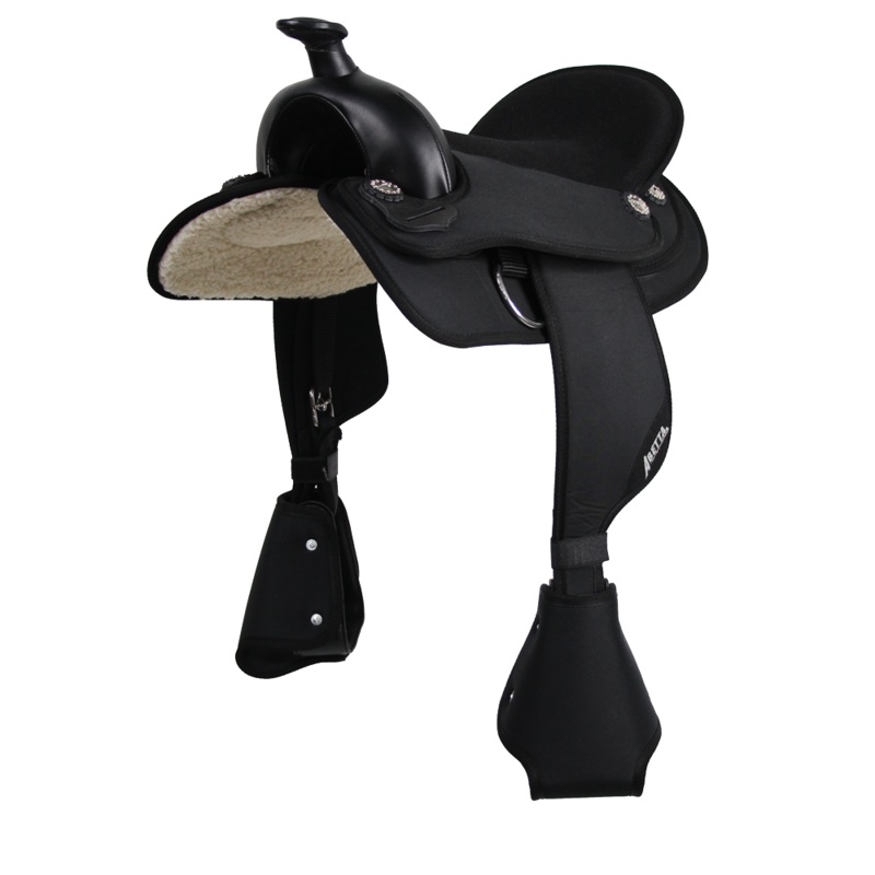 Abetta Original Youth Synthetic Western Saddle-BROWN OR BLACK-FREE SHIPPING