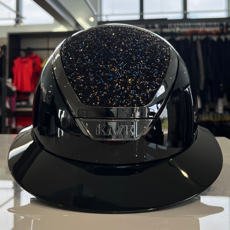 Kask Star Lady Pure Shine with Swarovski Midnight Black/Volcano- in stock and ready to ship!