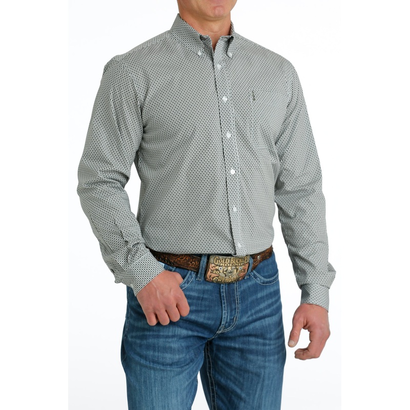 CINCH MENS MODERN WHITE L/S