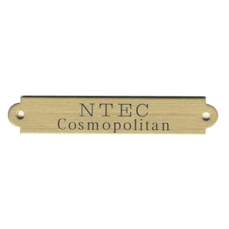 Perri’s English Style Brass Plate
