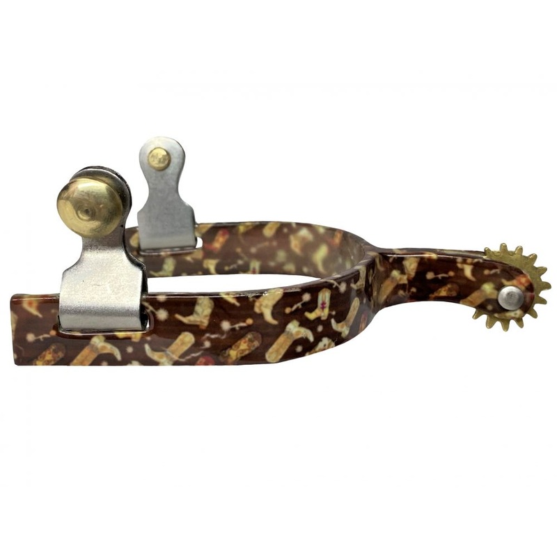 Showman Boot Stainless Steel Spur