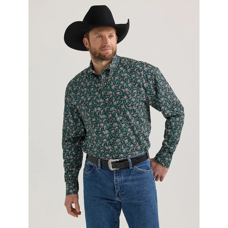 Men’s George Strait Paisley Shirt