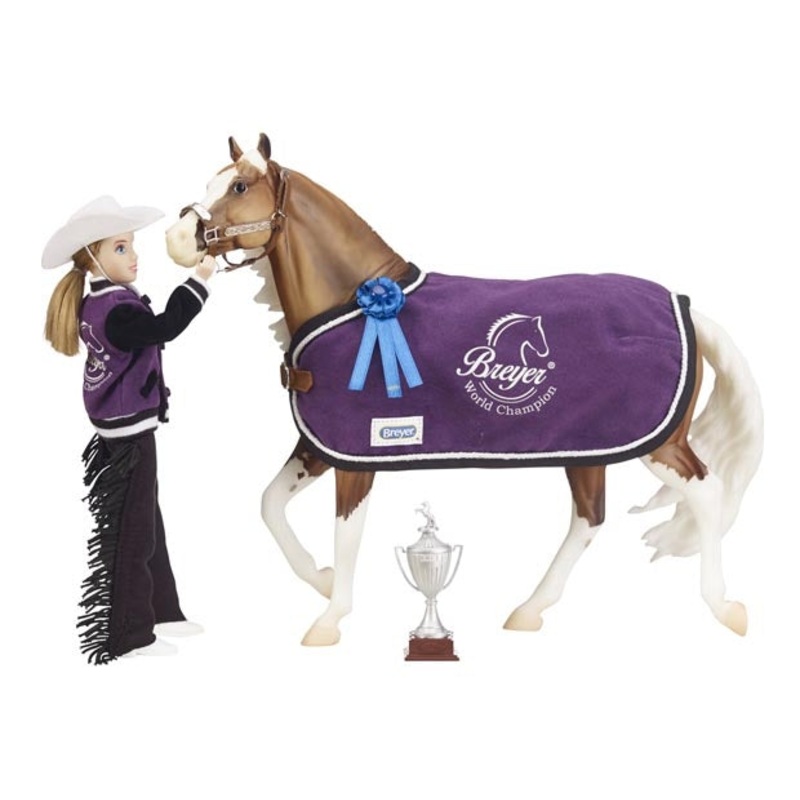 Breyer Traditional Series Tack Winners’ Circle Accessory Set – Western
