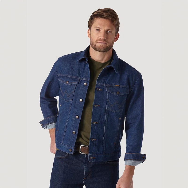 Wrangler Unlined Denim Jacket- Denim