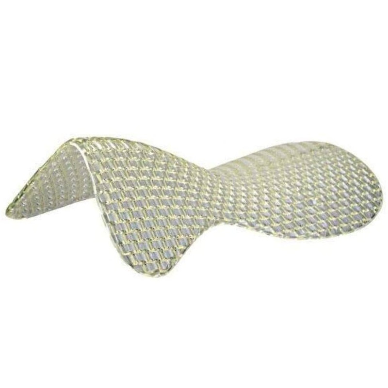 Acavallo Respira Air Release Soft Gel Pad & FRONT RISER, One Size, Transparent