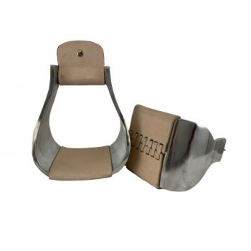 Showman Wide Aluminum Bell Stirrups