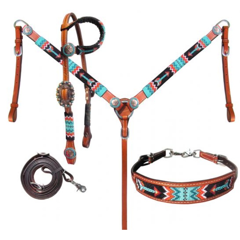 #14028: Showman Beaded Arrow 4 Piece Set