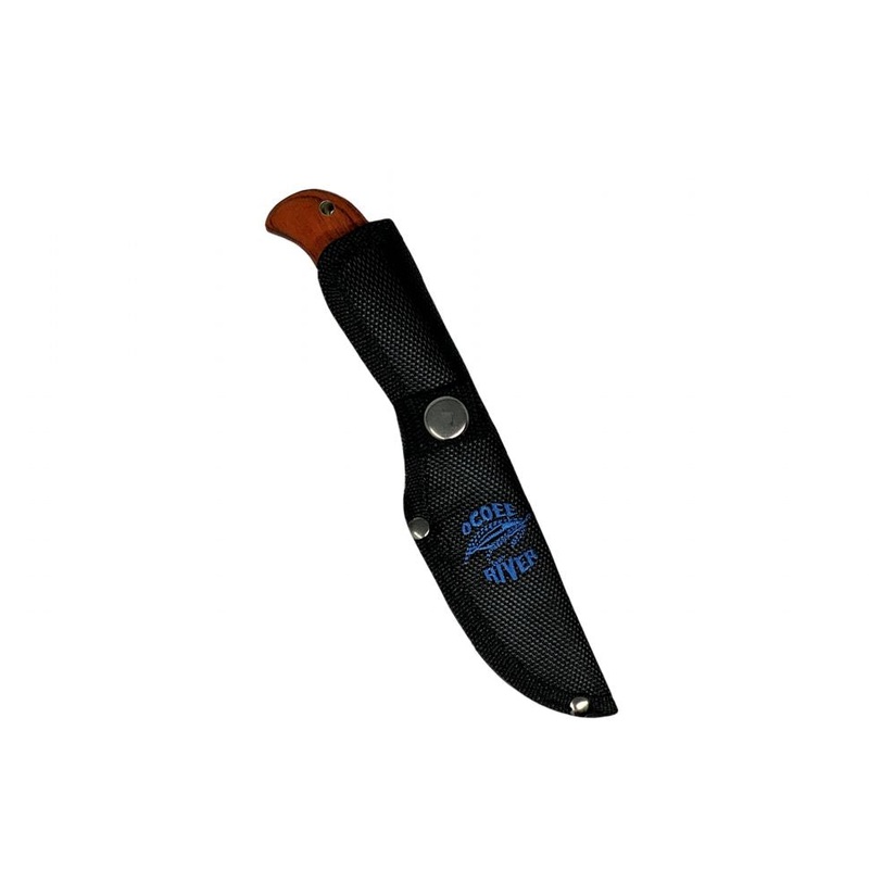 8″ Ocoee River Knife with 4″ Blade and Wood handle