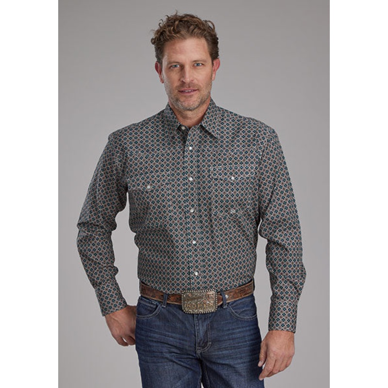 Acorn Foulard Shirt by Roper