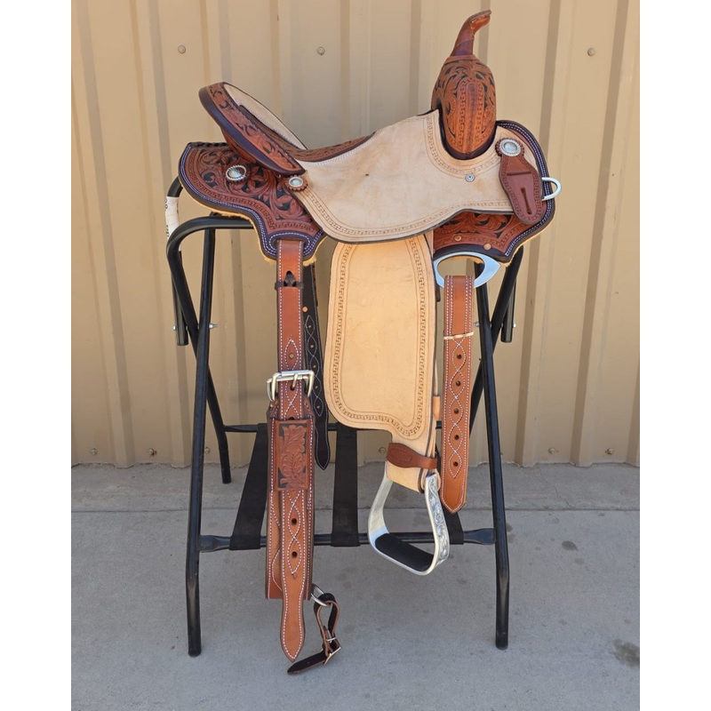 #1734 15″ Corriente  Strip Down Barrel Saddle