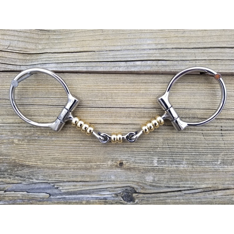 Brass Roller D Ring