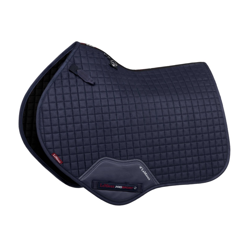 LeMieux Cotton Close Contact Saddle Pad, Navy