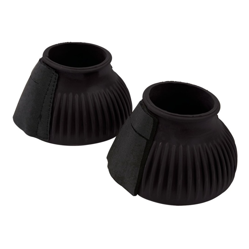 Mackey Ribbed Bell Boots With Touch Tape