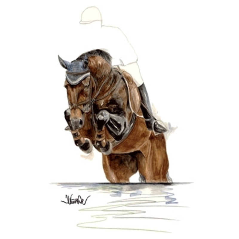 Jan Kunster Horse Prints – Tiramisu 2 (Jumping)