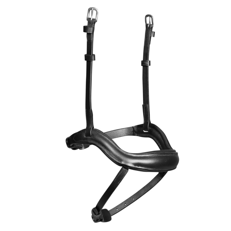 Noseband, Shires Velociti Lusso Ergonomic Flash Noseband, Black, Havana, 4 Sizes
