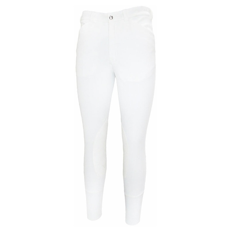 TuffRider Men’s Ribb Patrol 4 Pockets Knee Patch Breeches