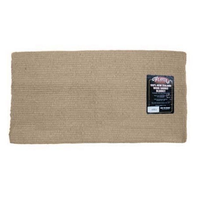 Weaver New Zealand Wool Saddle Blanket Solid Color 36″ X 34″ Warehouse Find