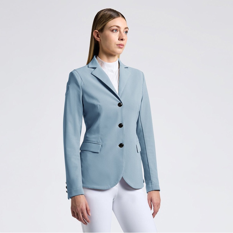 Ladies CT All Over Perforated Show Jacket Light Blue
