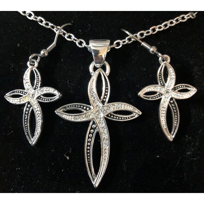 Western Edge Figure 8 Crystal Jewelry Set TBJS2617