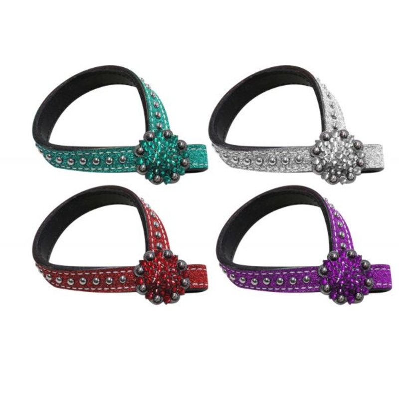 #176460: Glitter Leather Tie down Keeper