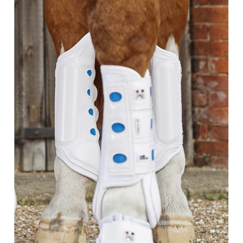 Air Cooled Original Eventing Boots White Hind