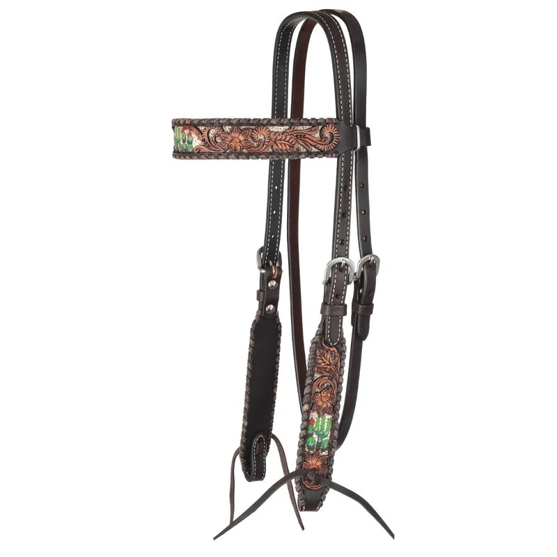 Circle Y Cactus Country Browband Headstall