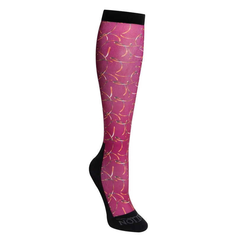 Footzees Boot Sock – Orchid Vintage Reins