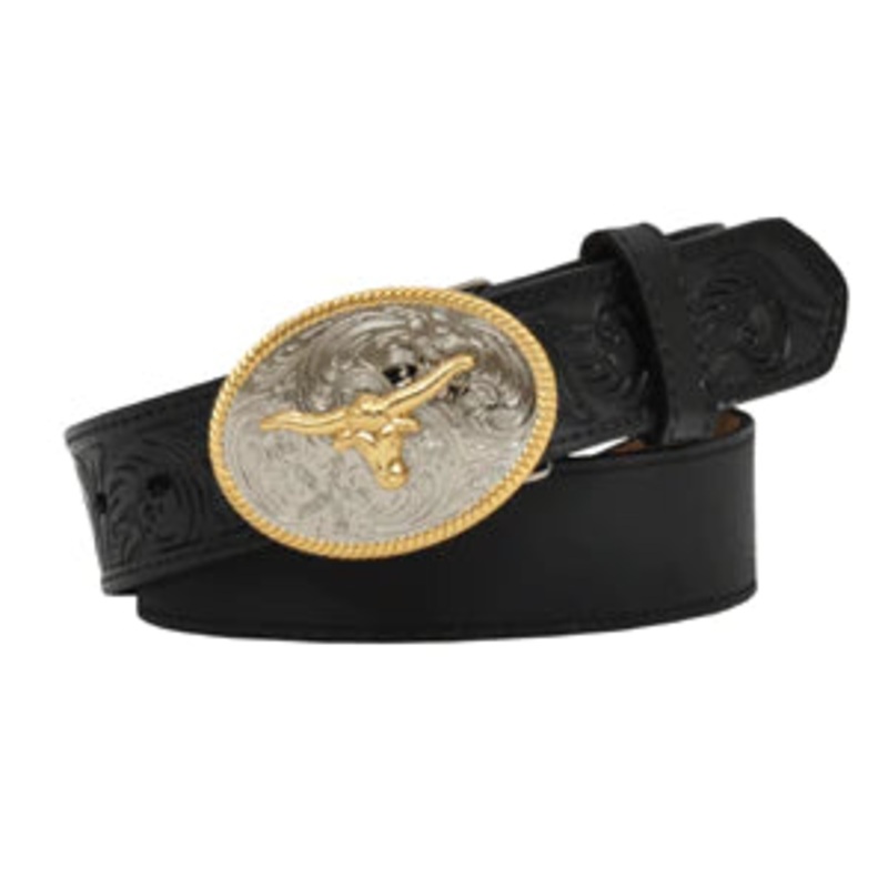 Youth Steer Head Buckle Belt