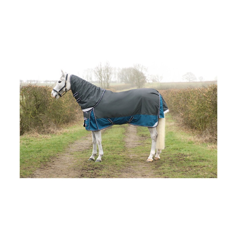HY DefenceX System 50g Horse Turnout Rug and Detachable Neck Set