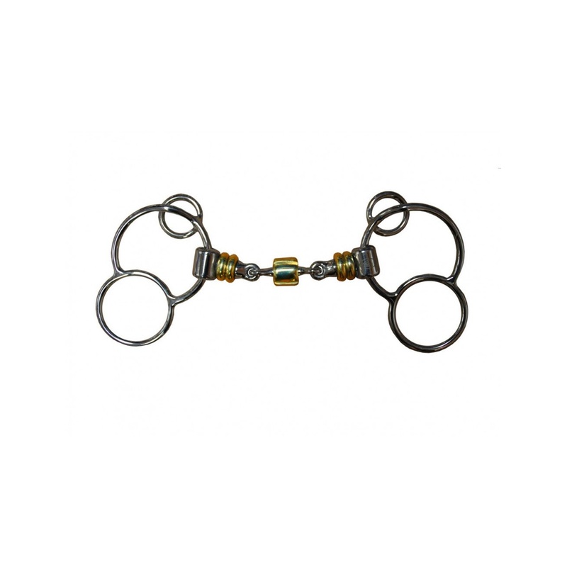 Jump’In German 3 Ring Bit with Rollers