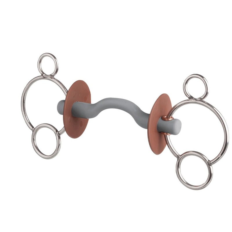 Three Ring Snaffle with Tongue Port