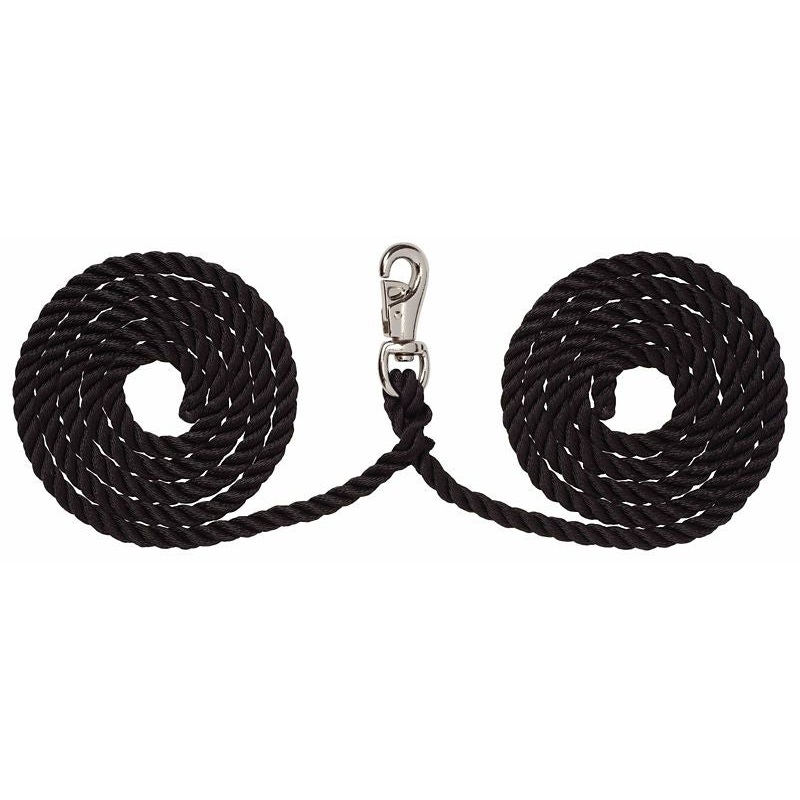 6Ft Double Rope Tie Black