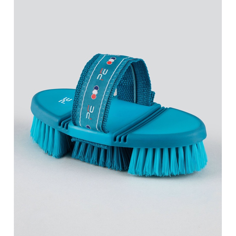 Soft-Touch Flexi Body Brush Med Blue & Peacock