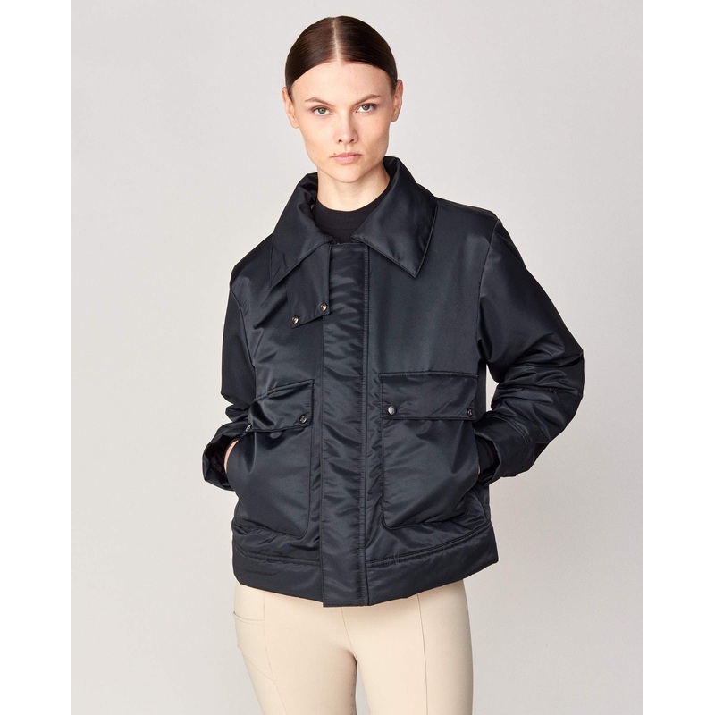 Yagya Short Padded Jacket Black