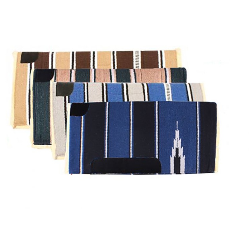 #61186AS: 30″ X 30″ Navajo pad with fleece bottom and suede wear leathers