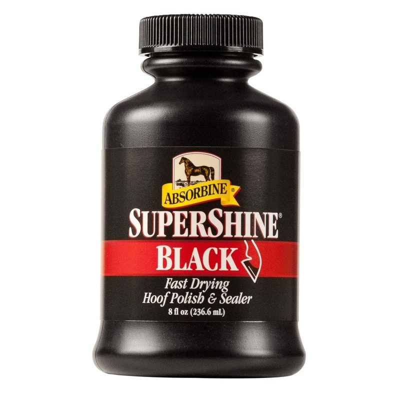 Absorbine SuperShine Hoof Polish & Sealer Black