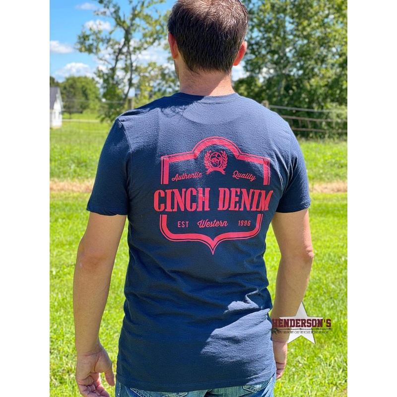 Cinch Logo Tee ~ Navy