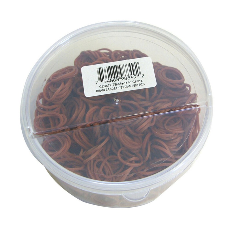Rubber Braiding Bands Tub – 500pcs