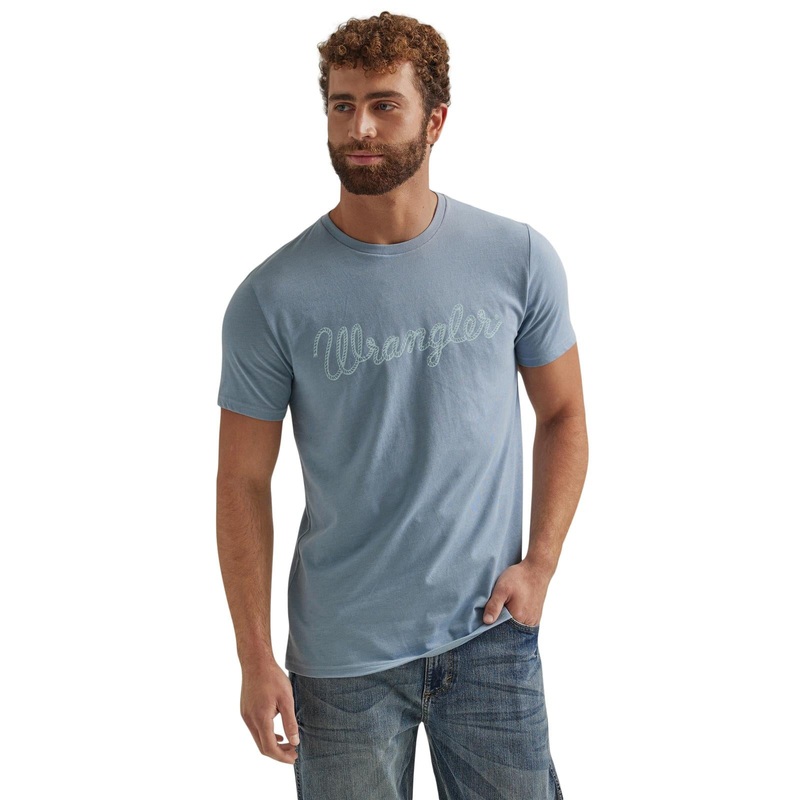 Men’s Wrangler Year-Round Tee ~ Heather Ashley Blue