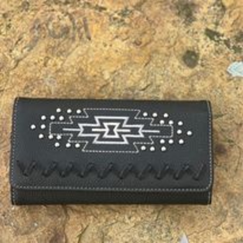 MW Aztec Wallet ~ Black