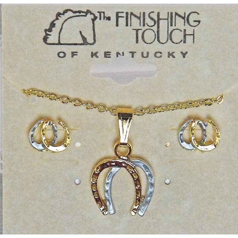 Finishing Touch 2-Tone Horseshoe Gift Set